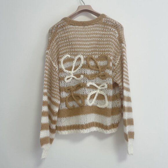 Loewe Anagram Knit Cardigan in Mohair Blend - Picture 4 of 11